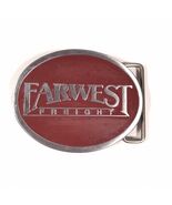 Farwest Freight Trucker Belt Buckle By C+D Hit Made In USA - $436.18 MXN