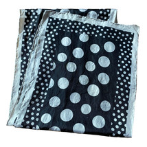 Scarf Black White Polka Dots 10.5x51” - £7.51 GBP