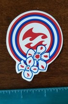 Authentic BILLABONG Sticker red white blue HIBISCUS - £3.15 GBP