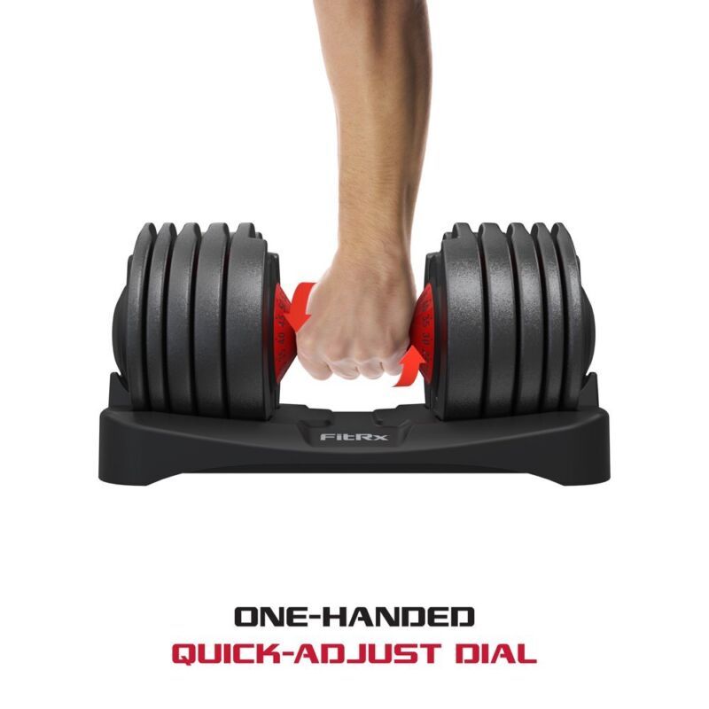 Primary image for Adjustable Dumbbell Quick Select 5-52.5 Lb. Weight