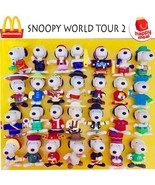 RARE McDonalds Happy Meal Toy 1999 SNOOPY World Tour 2 Full Set of 28 Ch... - $155.00