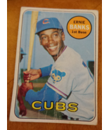 1969 Topps Card Ernie Banks  # 70 - Chicago Cubs Center crease G - €5,96 EUR