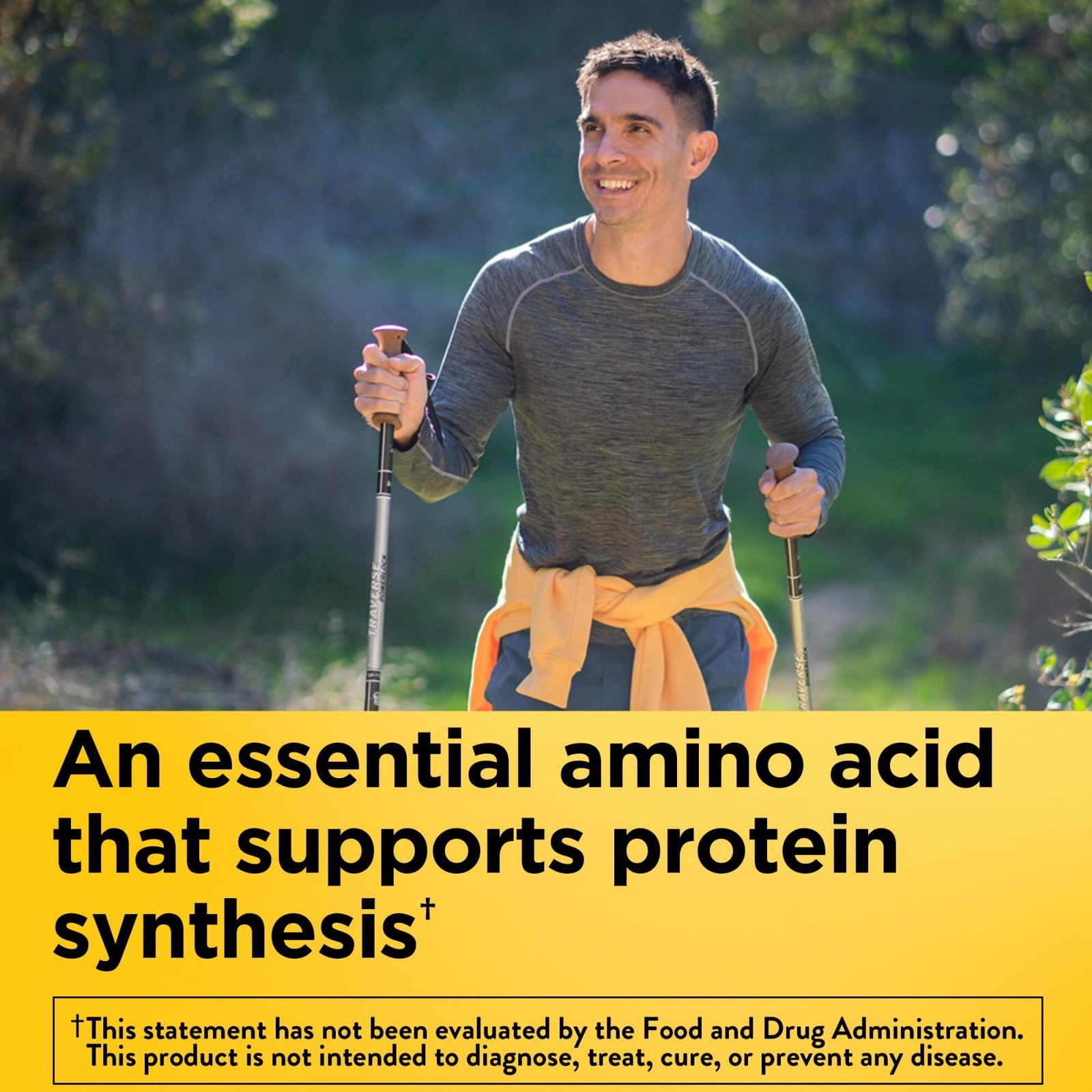 6/28 Nature Made L-Lysine 1000 mg, Dietary Supplement, 60 Tablets, 60 Day Supply Item image 2