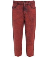 NWT! Theyskens&#39; Theory Red Winki Acid Wash Crop Jeans Pants $265, Sz 25 - $69.45 CAD