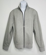 Michael Kors Track Jacket Gray Full Zip Snap Close Pockets Men&#39;s Size XL - £21.18 GBP
