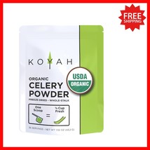Gourmet Organic Celery Powder - Fluffy Freeze-Dried Whole-Stalk, Gluten-... - $968.04 MXN