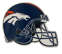 Denver Broncos Helmet Vinyl Sticker Decal NFL - £4.40 GBP