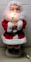 Vintage Santa&#39;s Best Animated Santa Claus Light Up Candle 24&quot; - WORKS! - $502.35 MXN