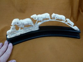 (Ram-5) Rams ram Mountain goat of shed ANTLER figurine Bali detailed car... - £185.11 GBP