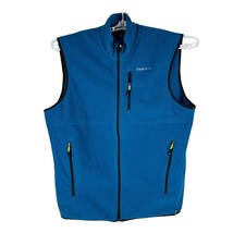 Solaris Men&#39;s Fleece Vest Size XL Blue 100% Polyester - $23.13