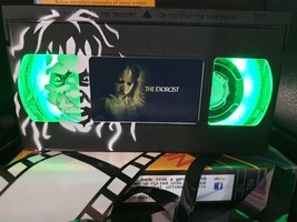 Retro VHS Night Light table lamp,The Exorcist With Art Work!Amazing Gift  - £34.43 GBP