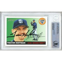 Trevor Hoffman San Diego Padres Signed 2004 Topps Heritage 317 BAS Auto ... - $149.99