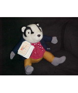 9&quot; Tommy Brock Plush Toy Badger With Tags From Beatrix Potter By Eden - $59.39