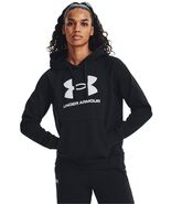 Under Armour Womens Rival Fleece Big Logo Hoodie, (001) Black / / White,... - $26.95+