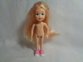 TY Inc 2009 Li&#39;l Ones Doll Blonde Pink Streaks &amp; Pink Tennis Shoes Nude - £1.98 GBP