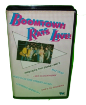 The Boomtown Rats VHS Live Hammersmith Odeon 1980 Video Tape PAL New Wave Punk - £72.94 GBP