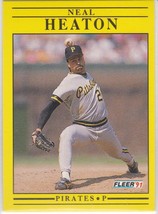 M) 1991 Fleer Baseball Trading Card - Neal Heaton #38 - £1.53 GBP