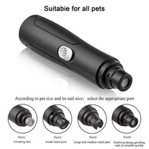 Rechargeable Usb Pet Automatic Dog Nail Grinder Animal Clipper - £22.06 GBP+
