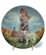 1985 Reco Mary Had A Little Lamb Mother Goose Series John McClelland Plate - $9.43 CAD