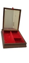 Antique Dresser Jewelry Box Historic print  &quot;La Promenade du Soir&quot;  Victorian  - £44.65 GBP