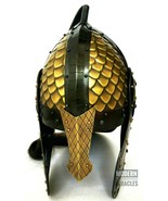 Medieval Brass Roman Helmet Antique Spartan Helmet Armor Replica Vikings... - £109.30 GBP