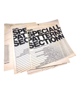 Crafts Special Pattern Section Set Lot 5 Pieces Vintage - $22.84 CAD