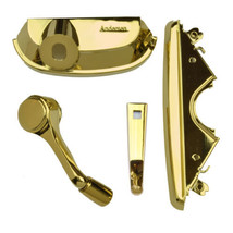 Andersen Traditional Folding Hardware Package in Bright Brass - 9016721 - $25.95