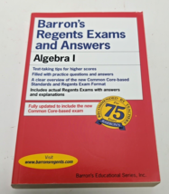 Regents Exams and Answers: Algebra I (Barron&#39;s Regents Exams and Answers) - £7.81 GBP