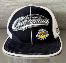 Los Angeles Lakers 2002 NBA Champions Official Reebok Fitted Cap Hat L/XL - NOS - £39.27 GBP