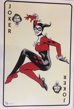 HARLEY QUINN (12&quot; x 18&quot;) DC Comics Joker print posing - £13.82 GBP