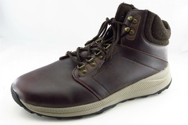 Khombu Boots Sz 13 M Brown Round Toe Hiking Synthetic Men - £20.08 GBP
