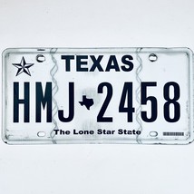  United States Texas Lone Star Passenger License Plate HMJ 2458 - £13.22 GBP