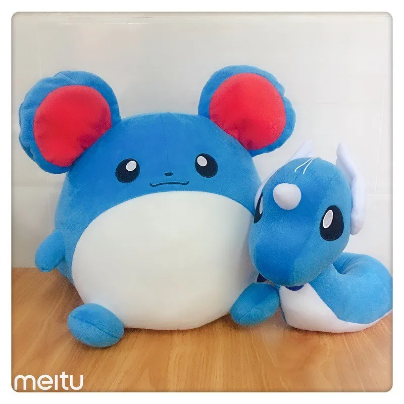 Original Pokemon Game Cartoon Giant Dolls Marill Dragonair Plush Toy 36cm - £38.30 GBP