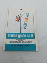 Vintage 1971 Phillips 66 Cruise Guide No 6 Mississippi River Map Brochure - $11.14