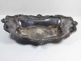 VTG Forbes Silver Co. Quadruple Silverplate Oval Serving Bowl dish - £79.43 GBP