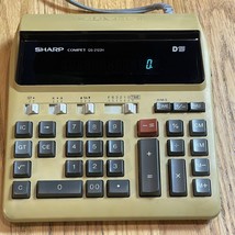 Vintage Sharp Compet QS-2122H D12 Electronic Calculating Machine Calculator - $10.79