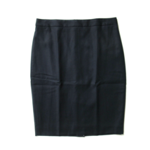 NWT J.Crew Pencil in Navy Blue Superfine Cotton Straight Skirt 2 $98 - $44.00