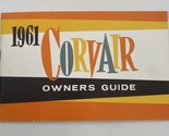 1961 Chevrolet Corvair Owners Operators Manual Guide Reprint Chevy - $14.20