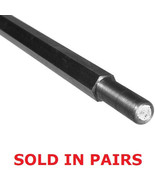 Garage Door Winding Bars 24″ Hex Shaft Pair 1/2″ at one end, 5/8″ at the... - $712.08 MXN