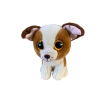 Ty Beanie Boos Hugo Plush Dog Puppy Gold Glitter Eyes Plush Stuffed Anim... - £7.43 GBP