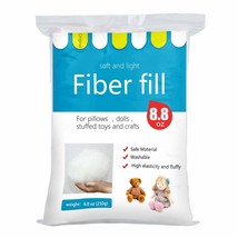 Polyester Fiber, Premium Fiber Fill, High Resilience Fill Fiber, Stuffing For Sm - £21.08 GBP