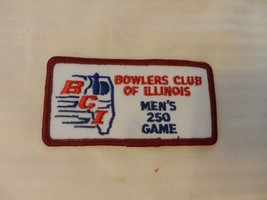 Bowlers Club of Illinois Men&#39;s 250 Game Patch from the 90s Red Border - £7.58 GBP