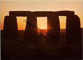 Stonehenge Wiltshire Sunrise over the Heel Stone Postcard PC318 - £3.93 GBP