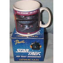Star Trek: The Next Generation U.S.S. Enterprise 1701-D Photo Mug 1992 NEW BOXED - £8.44 GBP