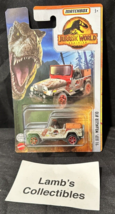 2022 Matchbox Jurassic World Dominion &#39;93 Jeep® Wrangler #10 Die Cast ve... - $9.64