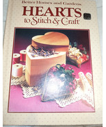 Better Homes &amp; Garden Hearts to Stitch &amp; Craft Hardcover 1984 - €5,13 EUR
