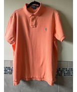 Polo by Ralph Lauren Cotton Peach Polo Shirt SZ XL  - $68.04 CAD