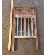 Vintage antique National Washboard Co The Brass King no 801 Primitive - £58.42 GBP