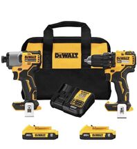 DEWALT 20V MAX 2-Tool Brushless Power Tool Combo Kit with Soft Case (2-B... - $234.62