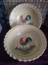 Home By Target Rooster Collection Set Of 2 Serving Bowls 11 Inches  - £37.89 GBP